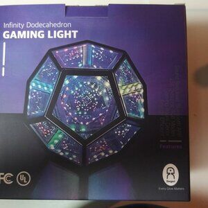 Infinity Dodecahedron Sound/Music Reactive Table/Gaming Light.